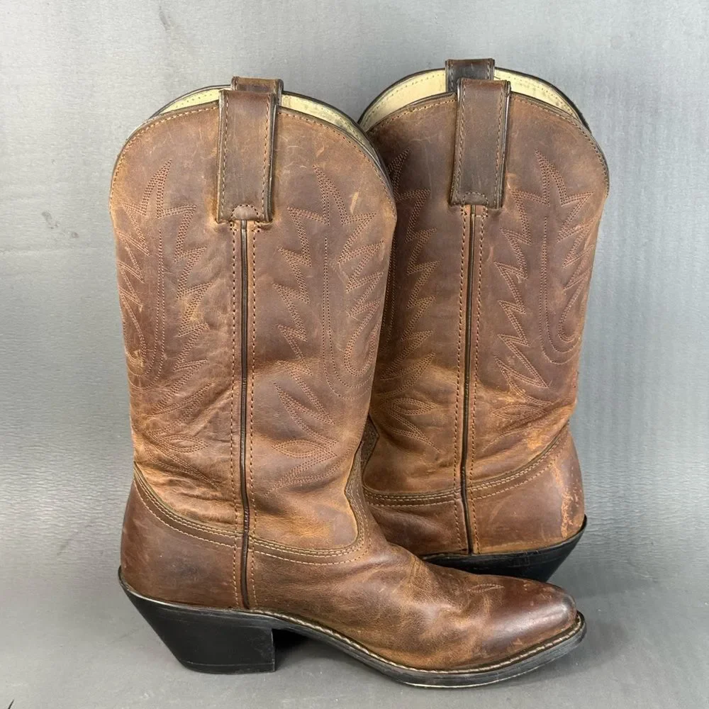 Womens Durango Tan Western Boot shoes size 6